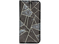 Design Siliconen Booktype voor de Samsung Galaxy A6 Plus (2018) - Grafisch Blauw