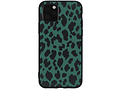Design Backcover Color voor de iPhone 11 Pro - Panter Groen