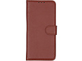 Basic Litchi Booktype voor de Motorola Moto E6 Plus - Bruin