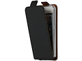 Selencia Luxe Softcase Flipcase voor de iPhone 5 / 5s / SE - Zwart