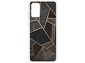 Design Backcover voor de Samsung Galaxy S20 Plus - Grafisch Zwart / Koper