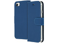 Accezz Wallet Softcase Booktype voor iPhone 8 / 7 / 6s / 6 - Donkerblauw