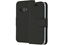 Accezz Wallet Softcase Booktype voor Samsung Galaxy J1 (2016) - Zwart