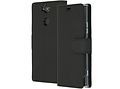 Accezz Wallet Softcase Booktype voor Sony Xperia XA2 - Zwart