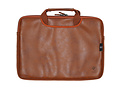 iMoshion Lederen look laptoptas met handvatten 13 inch - Bruin