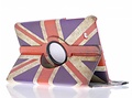 360° Draaibare Design Bookcase voor Samsung Galaxy Tab E 9.6 - Britse Vlag