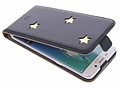 Fab. Gold Reversed Star Flipcase voor de Samsung Galaxy S6 Edge Plus