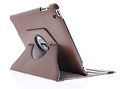 360° Draaibare Bookcase voor iPad 2 / 3 / 4 - Bruin