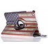 360° Draaibare Design Bookcase voor iPad Mini 4 - Amerikaanse Vlag 360° Draaibare Design Bookcase voor iPad Mini 4 - Amerikaanse Vlag