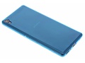 Ultra Thin Transparant Backcover voor Sony Xperia XA - Blauw