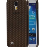 Cas diamant TPU pour Galaxy S4 i9500 Noir