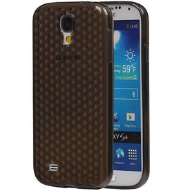 Cas diamant TPU pour Galaxy S4 i9500 Noir