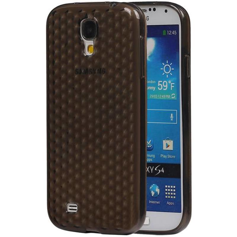 Diamand TPU Hoesjes voor Galaxy S4 i9500 Zwart