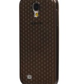 Cas diamant TPU pour Galaxy S4 i9500 Noir