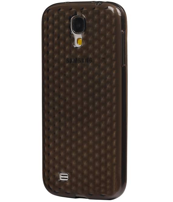 Cas diamant TPU pour Galaxy S4 i9500 Noir