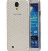 Cas diamant TPU pour Galaxy S4 i9500 Blanc