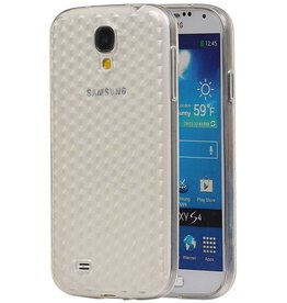 Cas diamant TPU pour Galaxy S4 i9500 Blanc