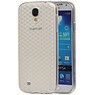 Cas diamant TPU pour Galaxy S4 i9500 Blanc