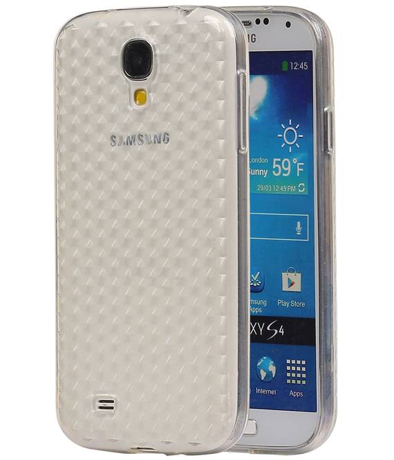 TPU diamante per Galaxy S4 i9500 Bianco
