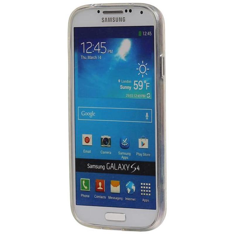 Diamant-TPU Fall für Galaxie S4 i9500 Weiß