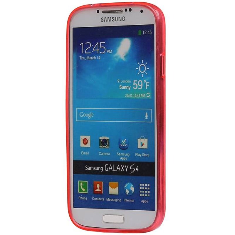 Diamand TPU Hoesjes voor Galaxy S4 i9500 Roze