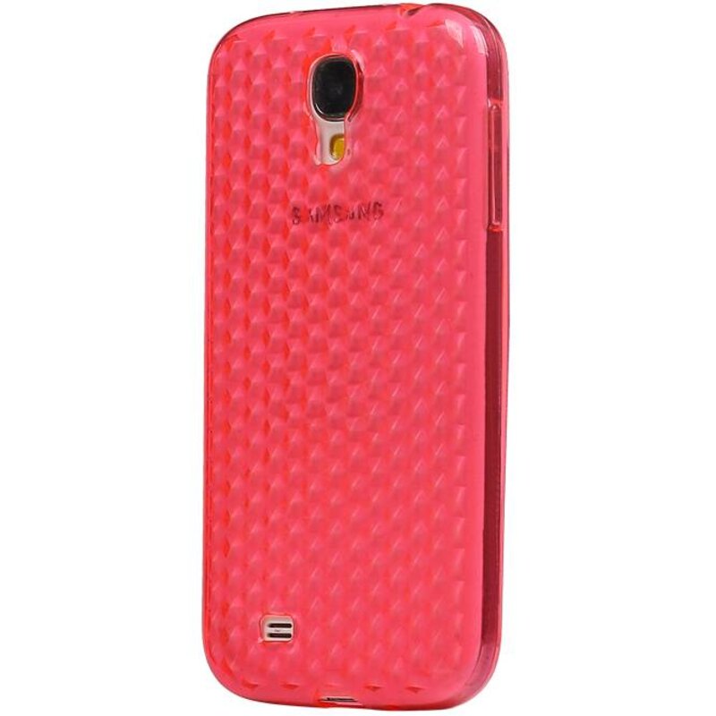 Diamand TPU Hoesjes voor Galaxy S4 i9500 Roze