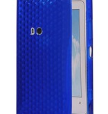 Case diamant TPU pour Lumia 920 bleu foncé