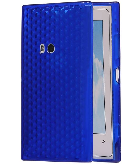 Case diamant TPU pour Lumia 920 bleu foncé