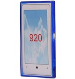 Case diamant TPU pour Lumia 920 bleu foncé