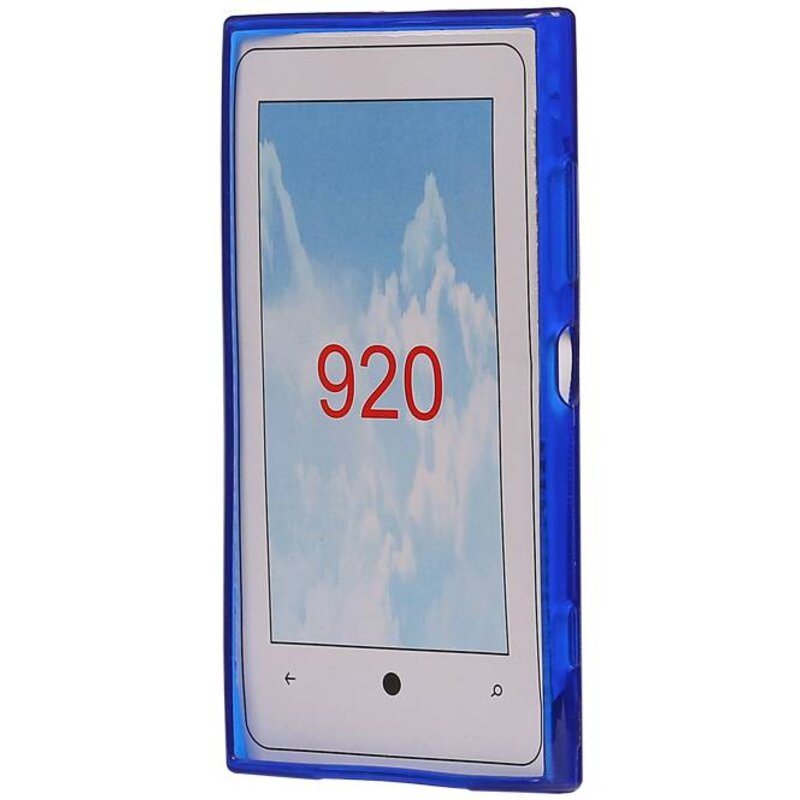 Case diamant TPU pour Lumia 920 bleu foncé