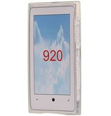 TPU diamante per Lumia 920 Bianco