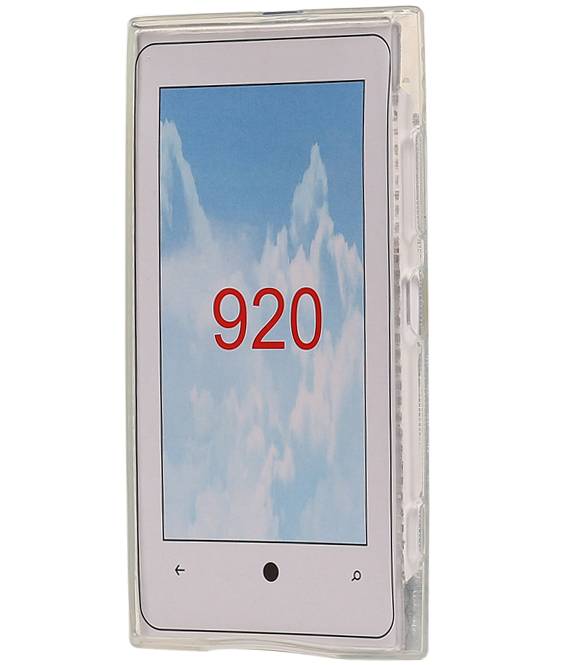 TPU diamante per Lumia 920 Bianco