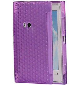 Diamand TPU Hoesjes voor Lumia 920 Paars