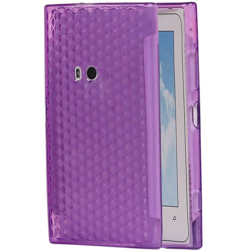 Diamand TPU cases for Lumia 920 Purple