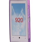 Caso de TPU diamante para Lumia 920 púrpura