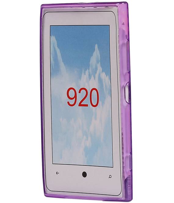 Caso de TPU diamante para Lumia 920 púrpura