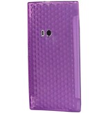 Diamond TPU Taske til Lumia 920 Lilla