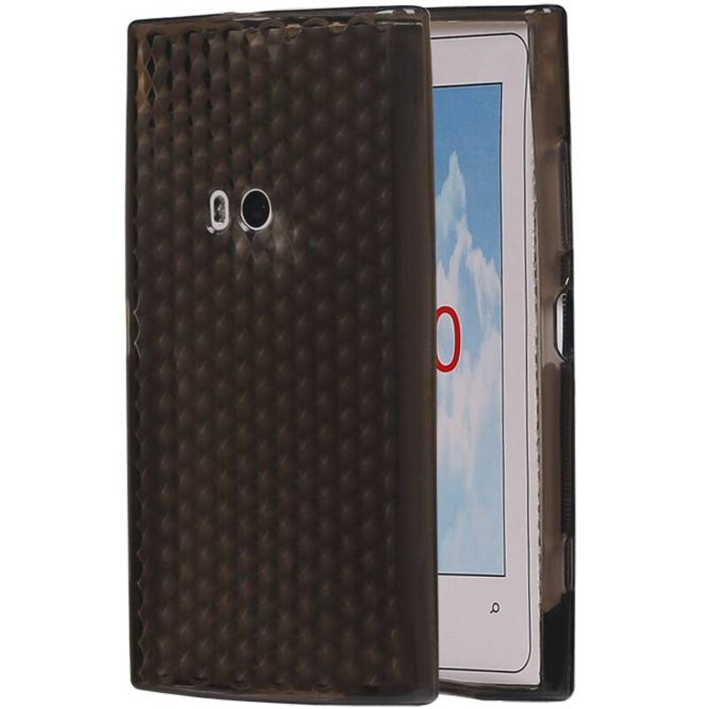Diamand TPU Hoesjes voor Lumia 920 Grijs