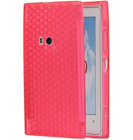 Caso de TPU diamante para Lumia 920 Rosa