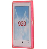 Caso de TPU diamante para Lumia 920 Rosa