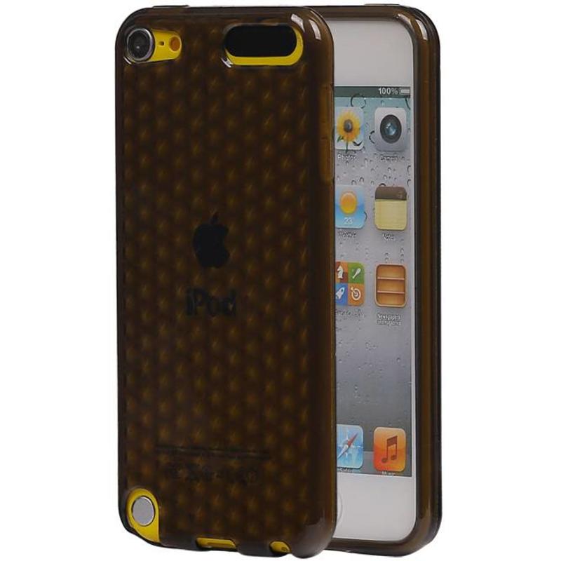 Caso de TPU para el tacto de diamantes 5 Negro