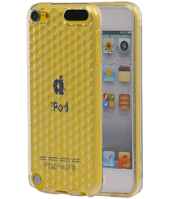 Diamand TPU Hoesjes voor iPod Touch 5 Wit