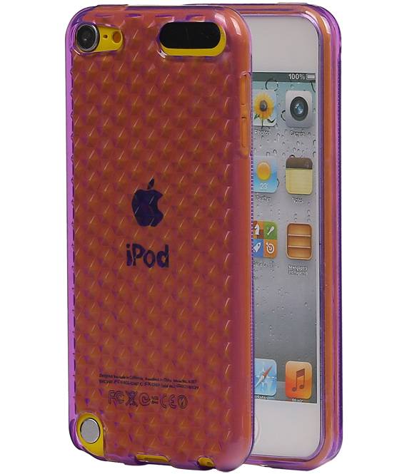 Diamand TPU Cases for iPod Touch 5 Purple