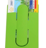 TPU-Karten Halter mit Standplatz-Funktion Grün
