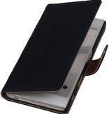 Case Lavé livre en cuir de style pour Sony Xperia T3 Bleu foncé