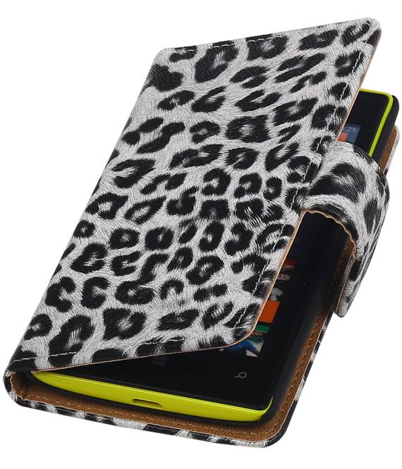 Chita Book Style Taske til Nokia Lumia 520 Hvid