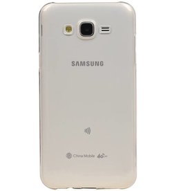 Caso de TPU transparente para Galaxy J7 2016 J710F ultrafina