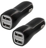 Mode mobile 2 mini USB Chargeur voiture 2PORT 2.1 Noir