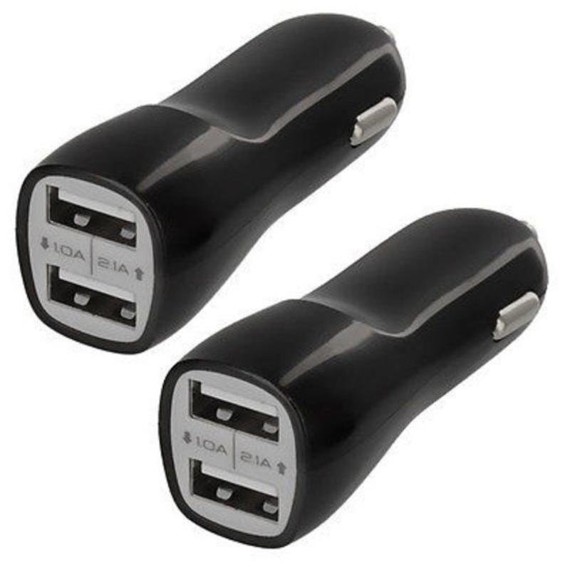 Mobile Fashion 2 USB mini Car Charger 2-port 2.1 A Black