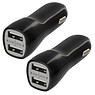 Mobile Mode 2 Mini-USB Car Charger 2PORT 2.1 Ein Schwarz